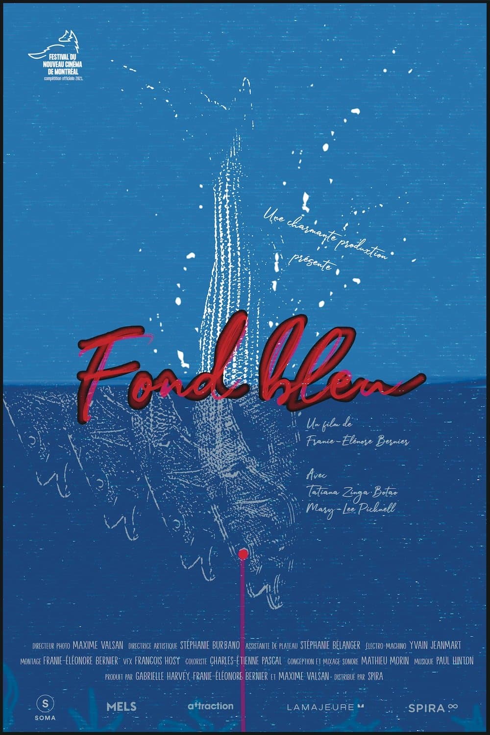 Fond bleu